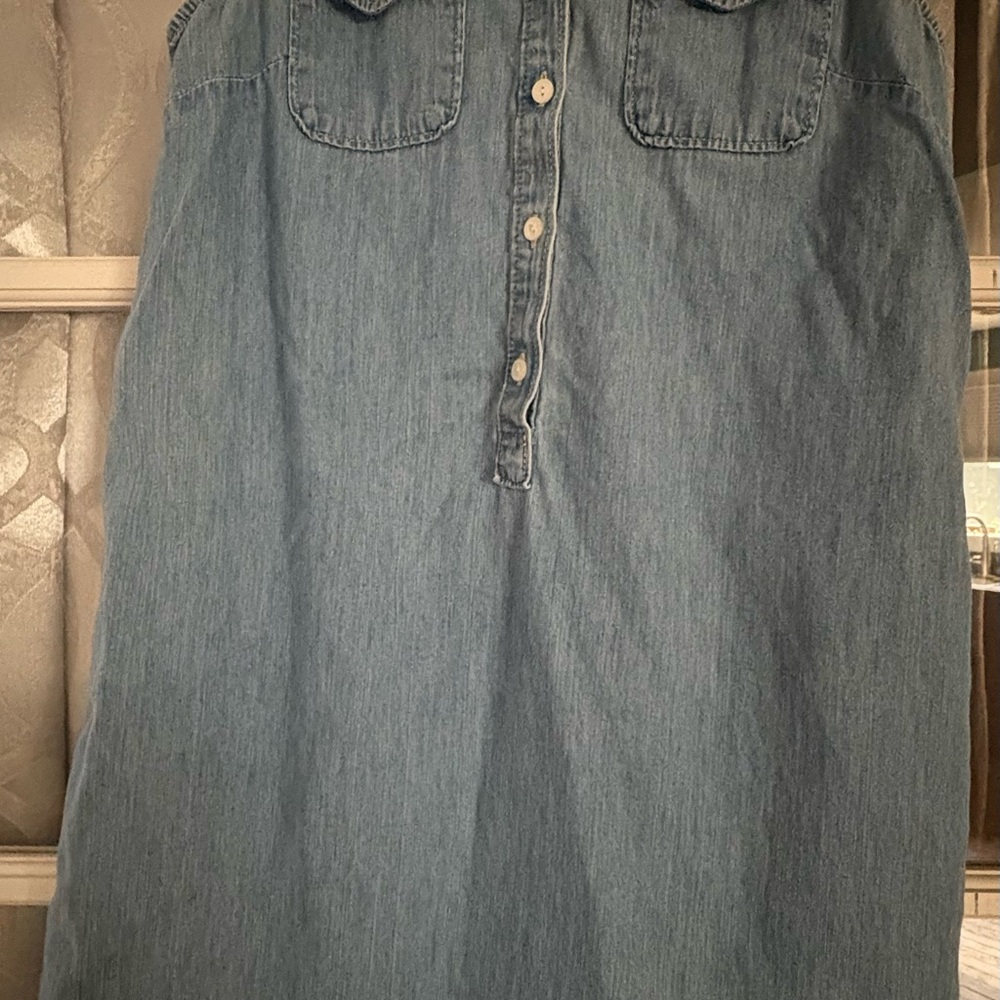 Talbots Light Blue Denim Dress